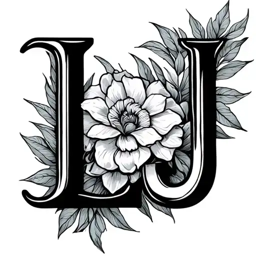 Ola Del Mar With The Letter L And J Of Simple Style And Fine Line