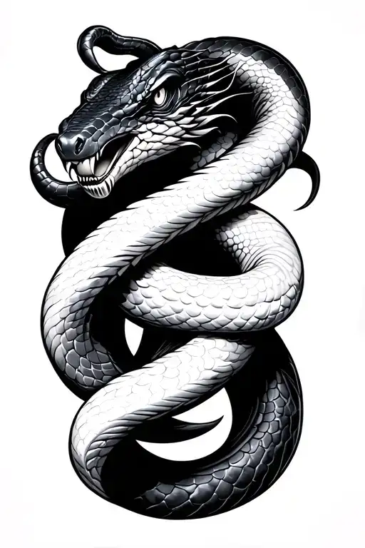 Black Mamba Wrapping The Forearm Sleeve