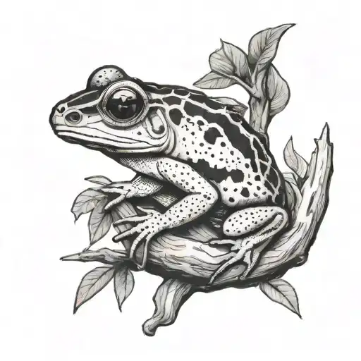 Coqui On A Musty Tree