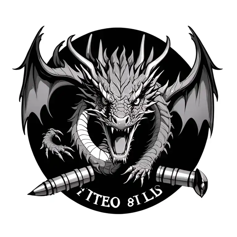 Dragon W Bullets Text