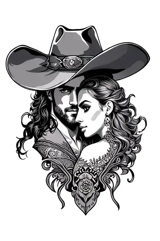 Western Style Tattoos His And Hers