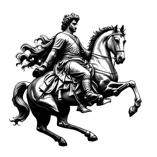 Marcus Aurelius On Horse Statute