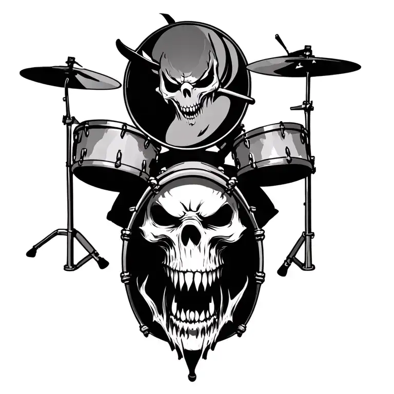 Demonic Drum Set