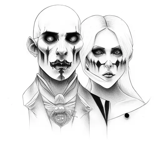 Husband And Wife Matching Gothic