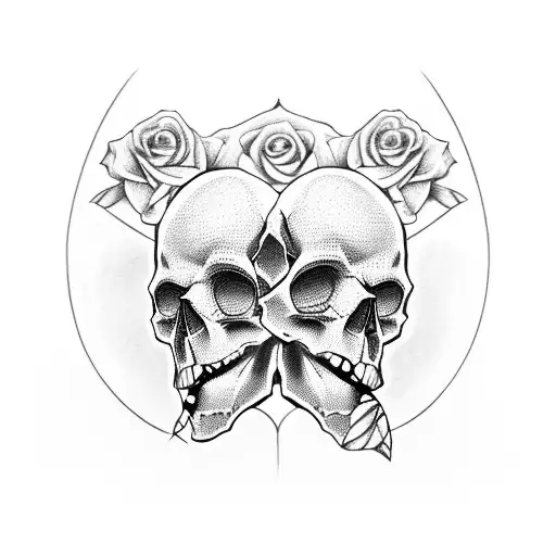 Wedding 17 September Skull