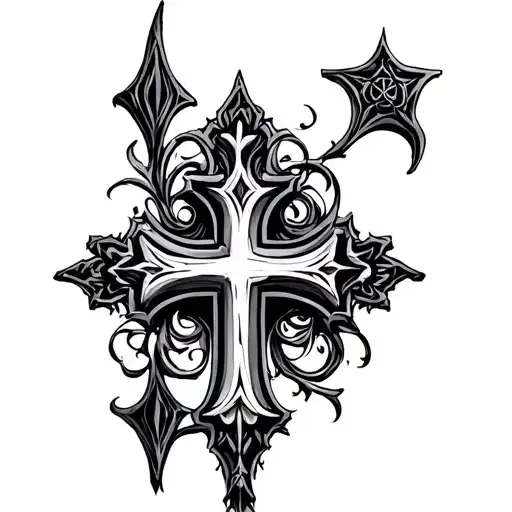 Gothic Cross Quad