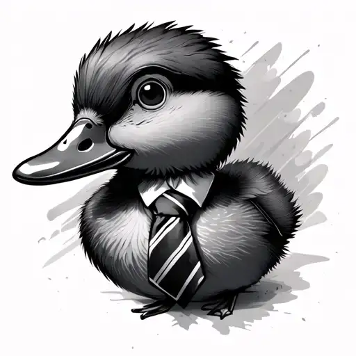 Little Duck With A Tie