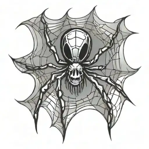 Spider Scull Web