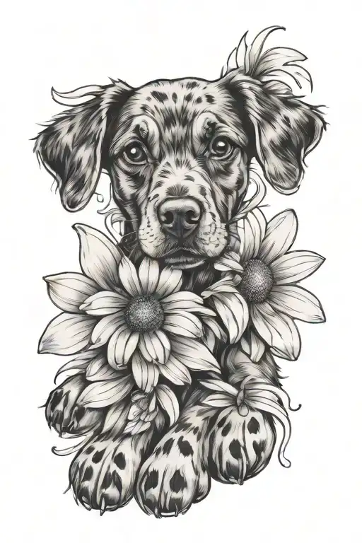 Daisy's Dog Paw Print