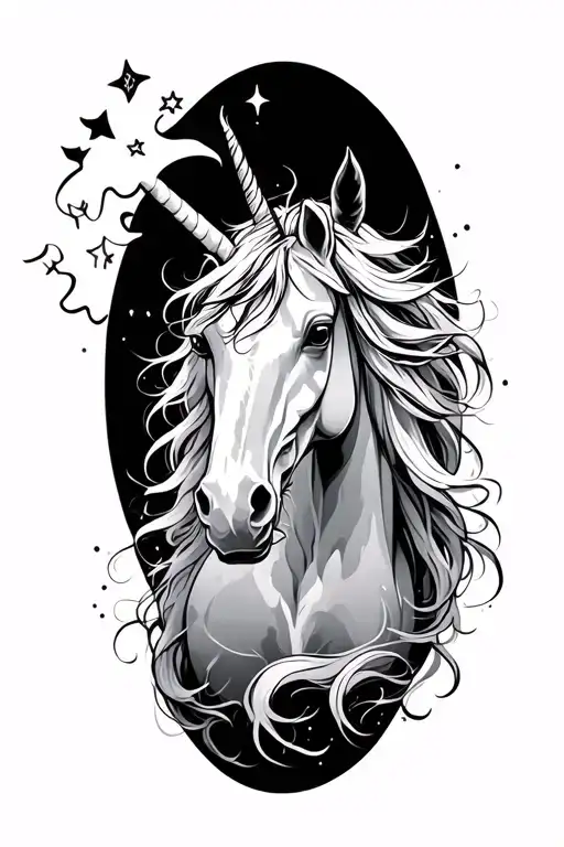 Unicorn And Ghosts