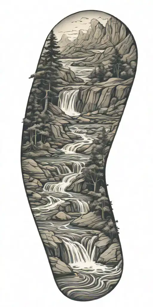 River Flowing