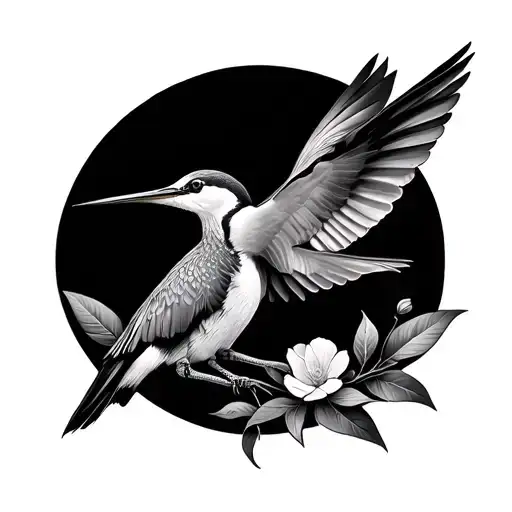 Heron And Hummingbird