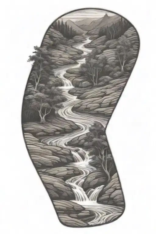 River Flowing