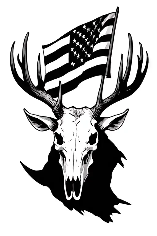 Elk Skull And Flag Incorporated