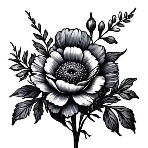 Birth Flower Bouquet