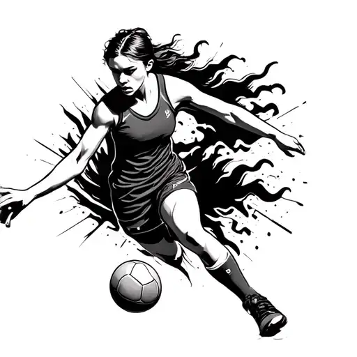 Female Handball Player