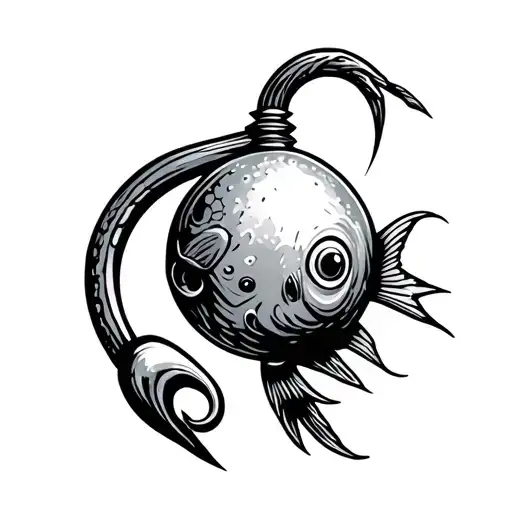 Fish Hook W Fish Bobber