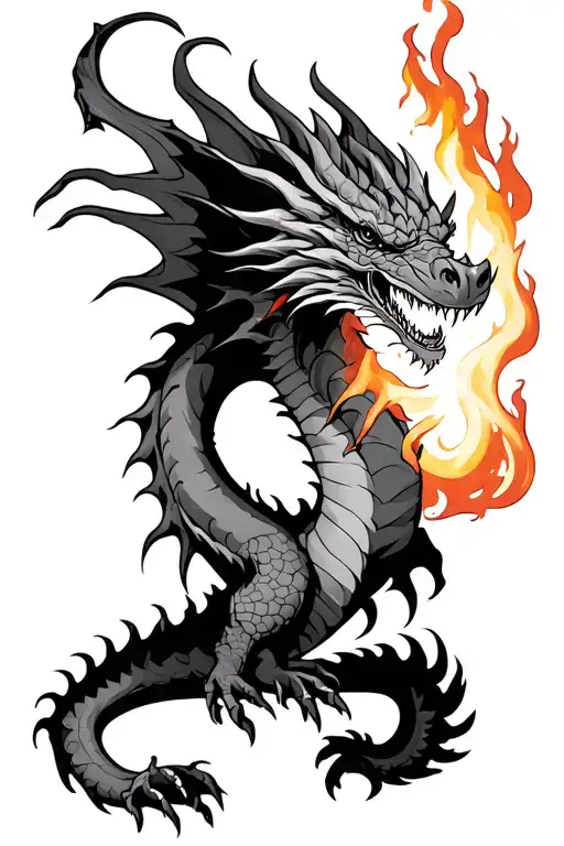 Dragon Breathing Fire