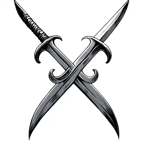 Welsh Sword Intertwined