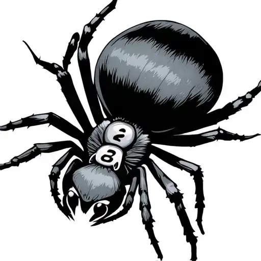 Spider With 8 In The Middle