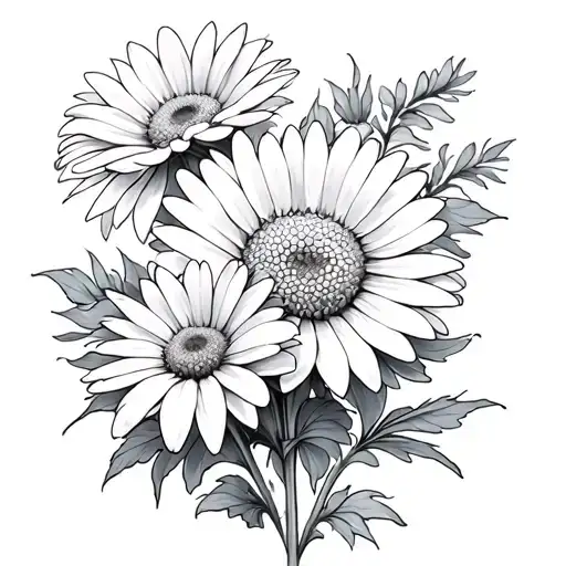 Chrysanthemum And Daisy