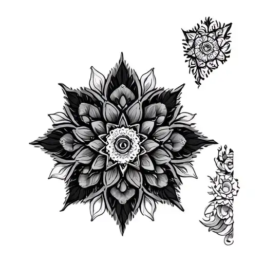 Dark Mandala Design