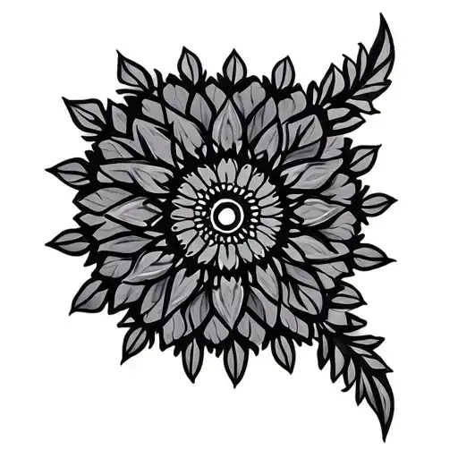 Dark Mandala Design Manly