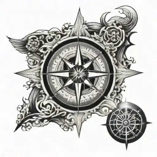 Japanese Compass Heart