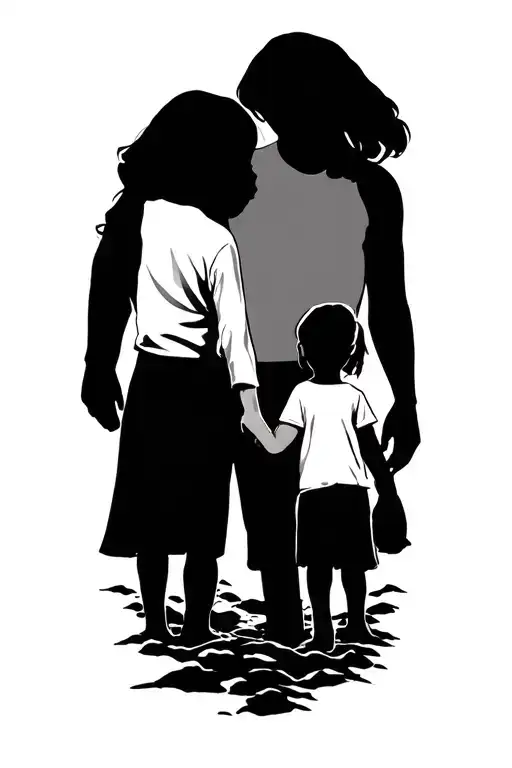 Adult And Kid Holding Hands