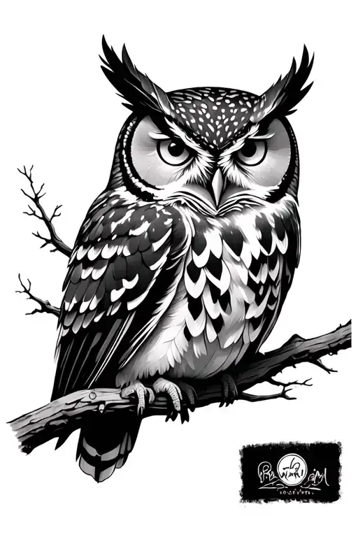 Owl Woods Scene Inside