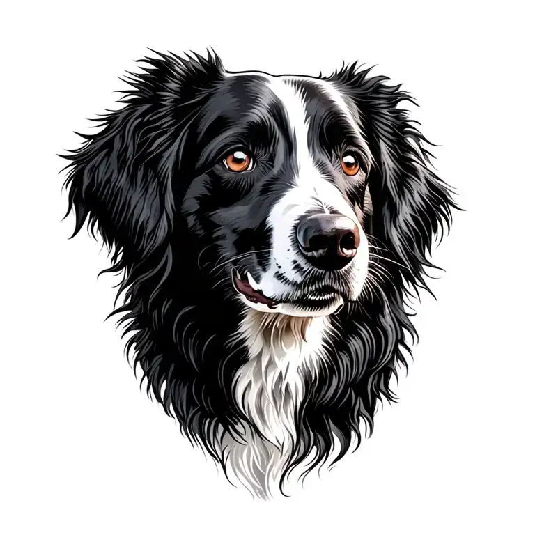 Border Collie Head