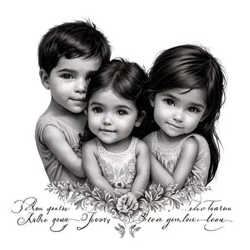 Can You Create A Pattern For Four Siblings With Their Dates Of Birth In It