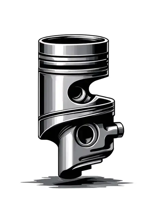 2D Car Piston Transitioning To 3D