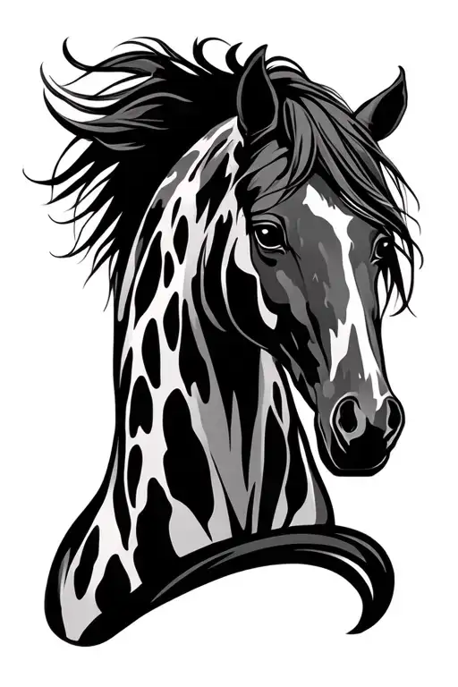 Tennessee Walking Horse Spotted Horse