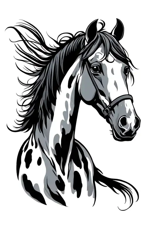 Tennessee Walking Horse Spotted Horse