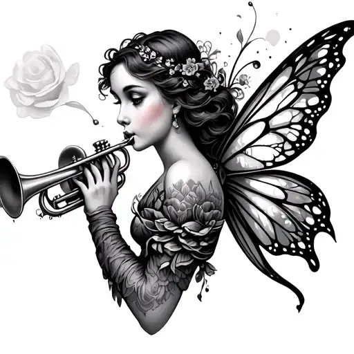 Fairy Blowing Trumpet