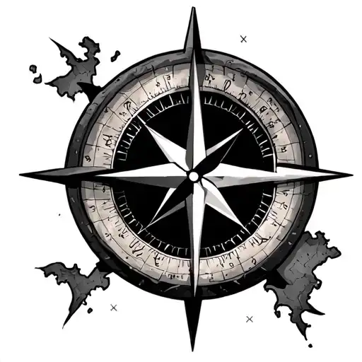 Compass And Map