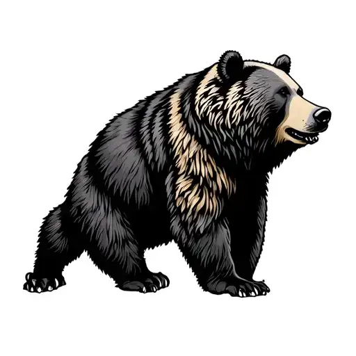 Majestic Bear Side Profile