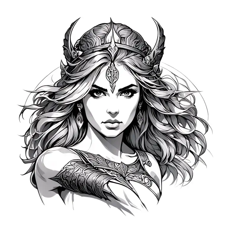 Warrior Princess Wielding