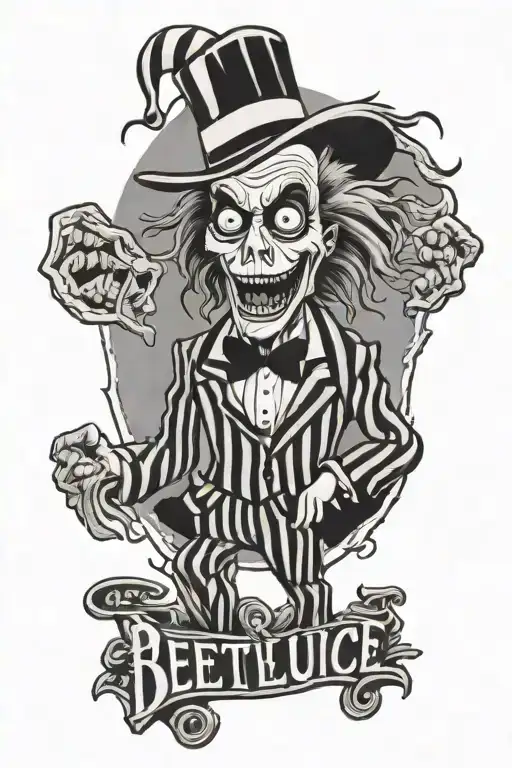 Beetlejuice Cartoon Character