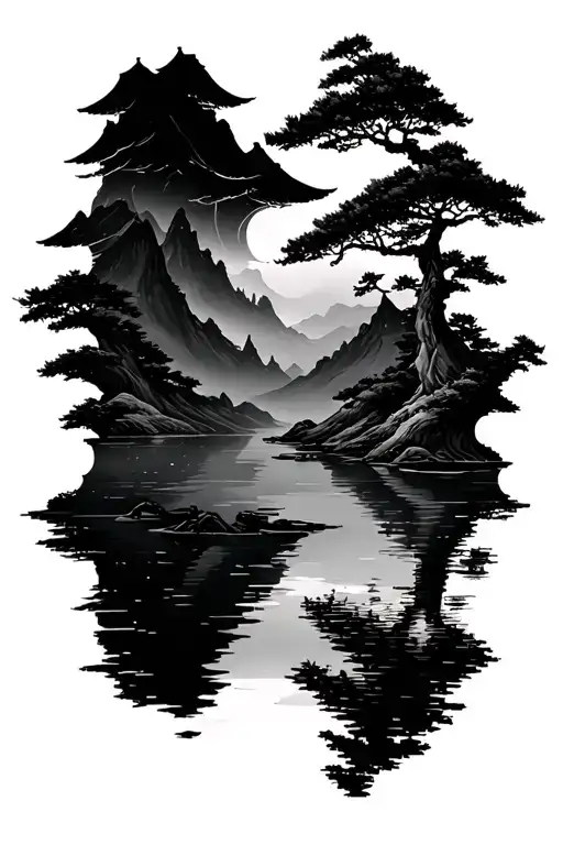 Mystical Japan Landscape