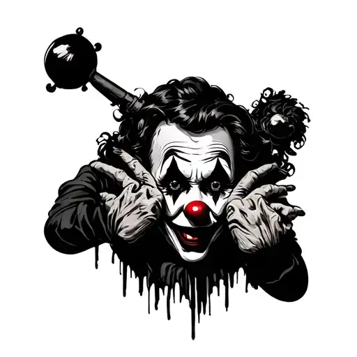 Speak Hear See No Evil Tattoo In The Style Of Clowns