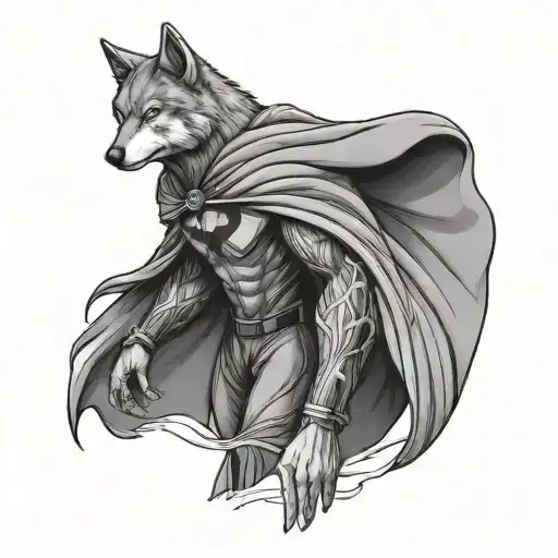 A Graduate Entrepreneur With A Superhero Cape Made Of Wolf Fur