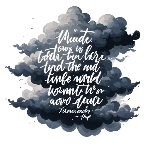 Bible Verse With Clouds With Color