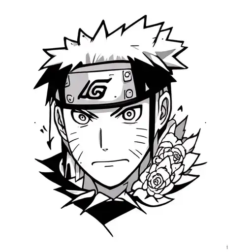 Make A Naruto Design On The Stomach For Men