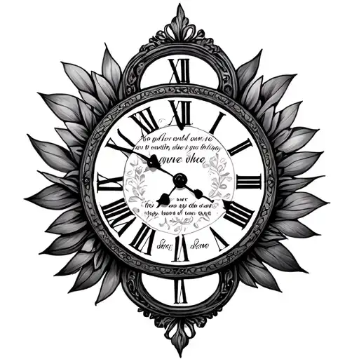 Clock And Serenity Prayer