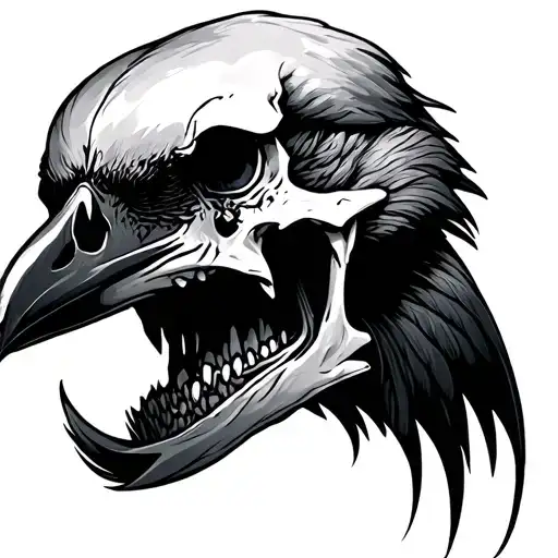 Raven Skull
