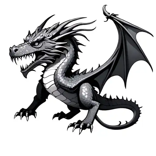 3 Dimensional Dragon Inspired By Us Navy And Firefighting