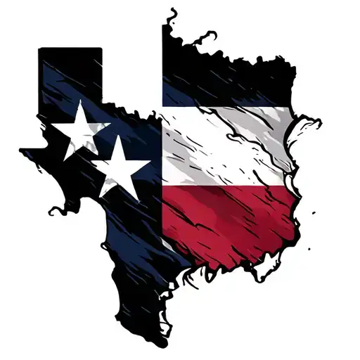 Tattered Texas Flag