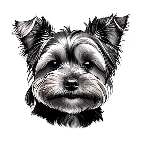 Yorkie Dog Face